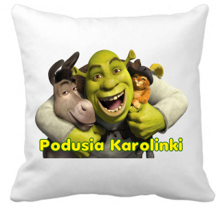 Vankúš na spanie - Foto vankúš Shrek+meno pre darček