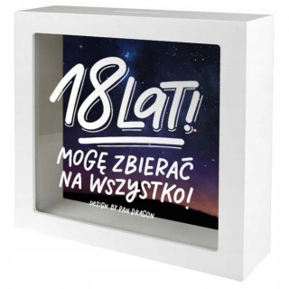 Pokladnička pre deti - Piggy Bank 18 narodeninové úspory darček