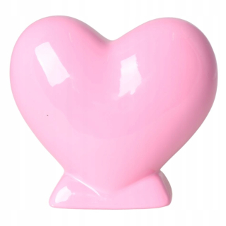 Pokladnička pre deti - Keramický prasiatko breh Pink Valentine's Day