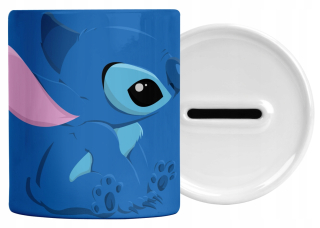 Pokladnička pre deti - Piggy banka pre deti Lilo a Stich s menom