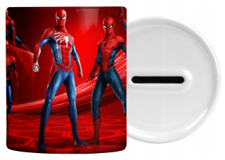 Pokladnička pre deti - Slepa na stenu v stene Spiderman
