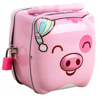 Pokladnička pre deti - Piggy banka pre detské kovové kľúče ošípané
