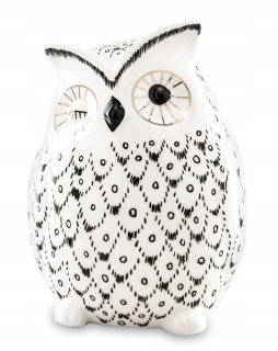 Pokladnička pre deti - Piggy Bank Figurine Owl Ceramics 13x9x8.5 141507