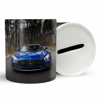 Pokladnička pre deti - Mercedes Benz Gift Piggy Bank Gift + text
