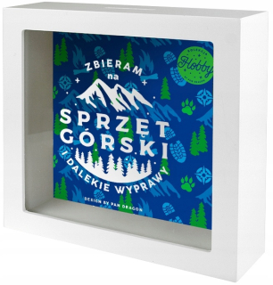 Pokladnička pre deti - Piggy Bank pre horské vybavenie a vzdialené výpravy Kasa