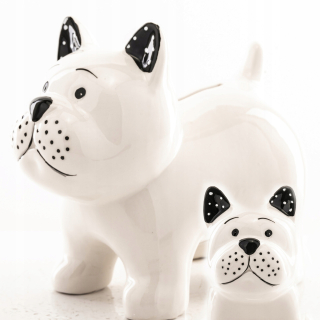 Pokladnička pre deti - Piggy Bank Pies Ceramics 17 cm boho pes