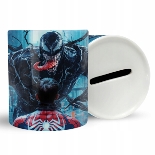 Pokladnička pre deti - Piggy Bank Gift Venom Movies + bezplatný text