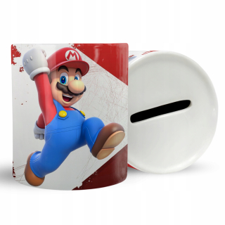 Pokladnička pre deti - Darček Piggy Bank hrá Mario Bros + text zadarmo