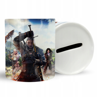 Pokladnička pre deti - Darčekové hry Piggy Bank Zaklínač + bezplatný text