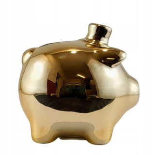 Pokladnička pre deti - Piggy Bank so zlatým klobúkom