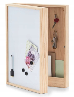 Vešiak do predsiene - KeyBox s písacím strojom 30x42x8 cm