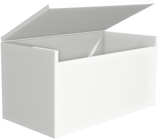 Úložný box pre deti - Kontajner krabice hračky biele oblečenie