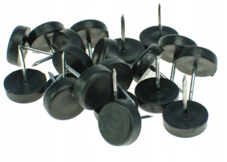 Čierny nábytok posúva 15 mm poháňaný 1 000 kusov