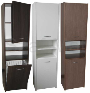 Skrinka do kúpeľne - Nero 60 White + Top Oak Craft Golden cez práčku !!