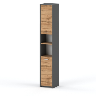 Skrinka do kúpeľne - Kúpeľňa post stojaci kabinet 30 cm šedý votan