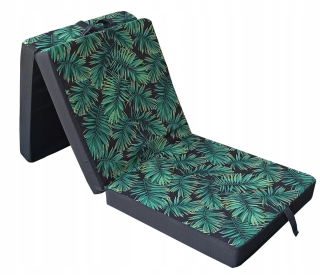 Matrac na posteľ - Sluchee skladacia matraca 200 x 65 x 9 cm listy