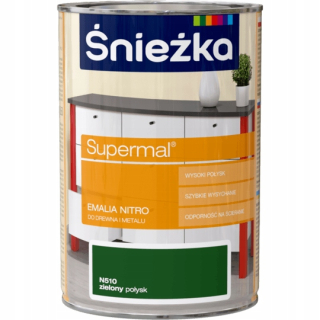 Śnieëka supermálne smaltovaný nitro zelený lesk 1L