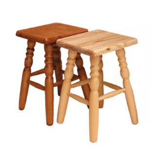 Stolík, taburetka - Stolička stoličky z masívnej drevenej stolice 45 cm