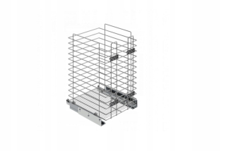 Vysuvný kôš - Nákladový kôš Starax S-8053 pre spodnú bielizeň 40 Chrome Blum