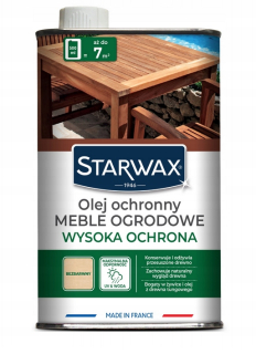 Starwax ochranný olejový záhradný nábytok Tek 500 ml