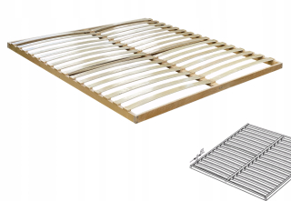 Rošty na posteľ - Rám postele 120 cm x 200 cm lamely vzdialenosť 6 cm