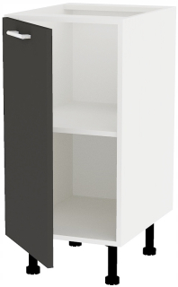 Kuchynská skrinka - Steven Basic Anthracite B_S40_L Stály skrinka