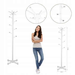 Vešiak do predsiene - Stály odev White Tree 180 cm