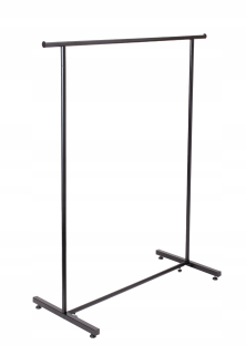 Vešiak do predsiene - Oblečenie stojan na podkrovie 144x120 Black Scadrobe C1