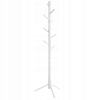 Vešiak do predsiene - Drevený vešiak na biely 175 cm