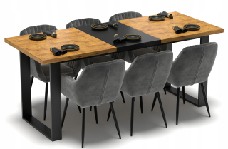 Kuchynský stôl - Hocker, H96 Bar Chair Navy, čierna