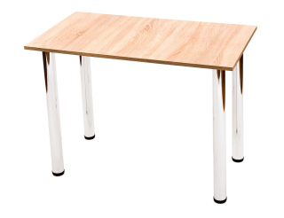 Kuchynský stôl - Obdĺžniková tabuľka 80 cm x 55 cm farebná sonoma dub