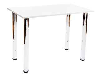 Kuchynský stôl - Obdĺžniková tabuľka 80 cm x 55 cm biela farba