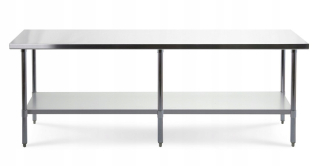 Pracovný, dielenský stôl - Pracovná tabuľka nerezová doska Inox 2400 x 700 mm FV