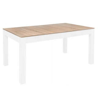 Stôl do obývačky - Torino skladací stôl Sonoma Oak /White 160-300 cm