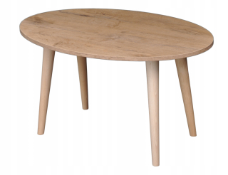 Konferenčný stolík do obývačky - Oak roh / tkanina, veľké skladanie 300/240