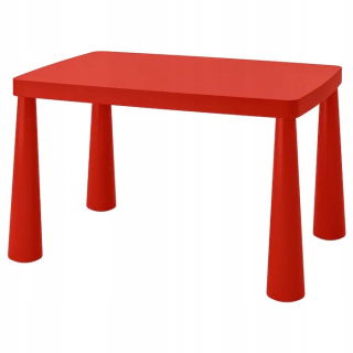 Stolík do detskej izby - Detský stôl pre Baby Ikea Mammut 77x55 cm