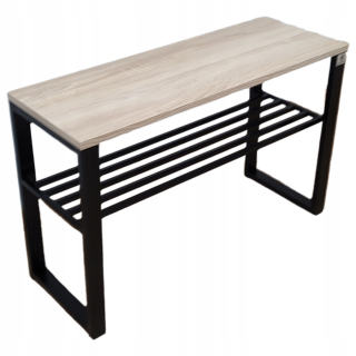Konferenčný stolík do obývačky - Bask Sonoma Bookcase Open Cabinet