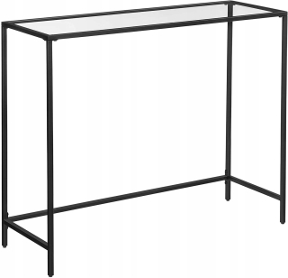 Konzolový stolík do predsiene - TABLE CONSOLE Black Mat School 100 x 80 x 35 cm