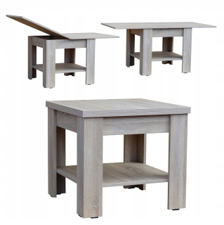 Konferenčný stolík do obývačky - PREDLŽENÁ LAVICE Š 65cm-130cm P 742