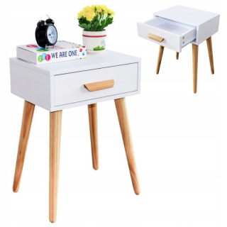 Nočný stolík do študenskej izby - Stoličky ministiles biele jednorožec biele pastel