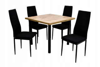 Stôl so stoličkami do obývačky - Mix Sonoma Dresser Astra 120-23