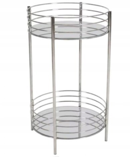 Konferenčný stolík do obývačky - Závesná biela 50 cm visiace stenu skrytá zostava