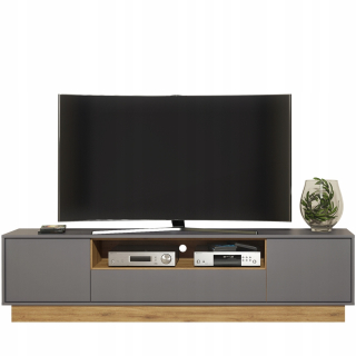 Skrinka pod TV - Tabuľka RTV kabinet 200 cm Škandinavian šedá LFT002