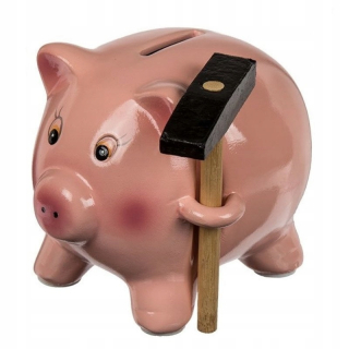 Pokladnička pre deti - Piggy Bank za peniaze s kladivom