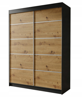Šatníková skriňa do študenskej izby - Vysoké zásuvky Jaś kabinet 80 cm s policami