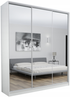 Šatníková skriňa do študenskej izby - Posuvná šatníka Manila od 100x205 - do veľkosti!