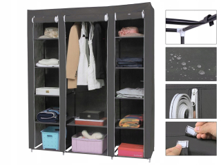 Skriňa do predsiene - Šatník skladacieho materiálu XL 170x147x45