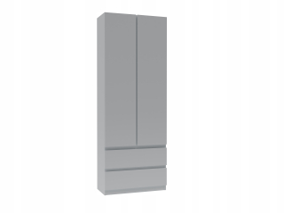 Šatníková skriňa do študenskej izby - Šatník Lisa IV - 190 x 70 x 50 - biely producent!