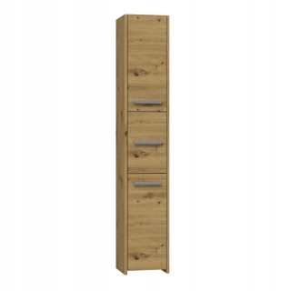 Regál, komoda do kúpeľne - Šatníkový stojan kúpeľňa Post S33 Oak Artisan Top