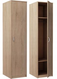 Skriňa do predsiene - Šatník single -hoor post 45 cm SZ07 Sonoma Oak